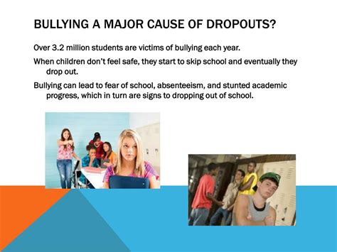 major causes of school dropouts.